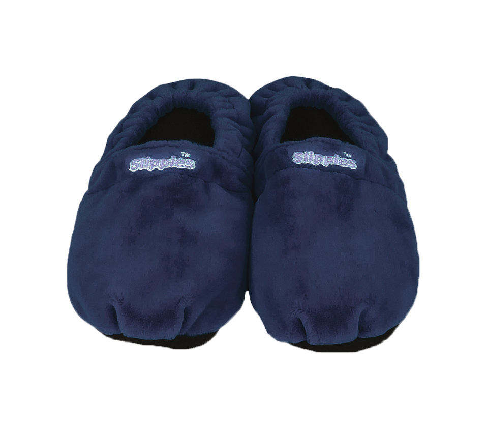 Ontspanningspantoffels Warmies Slippies classic donkerblauw