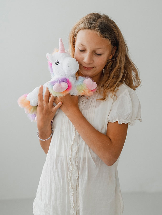 Ontspanningsknuffel Habibi Eenhoorn regenboog