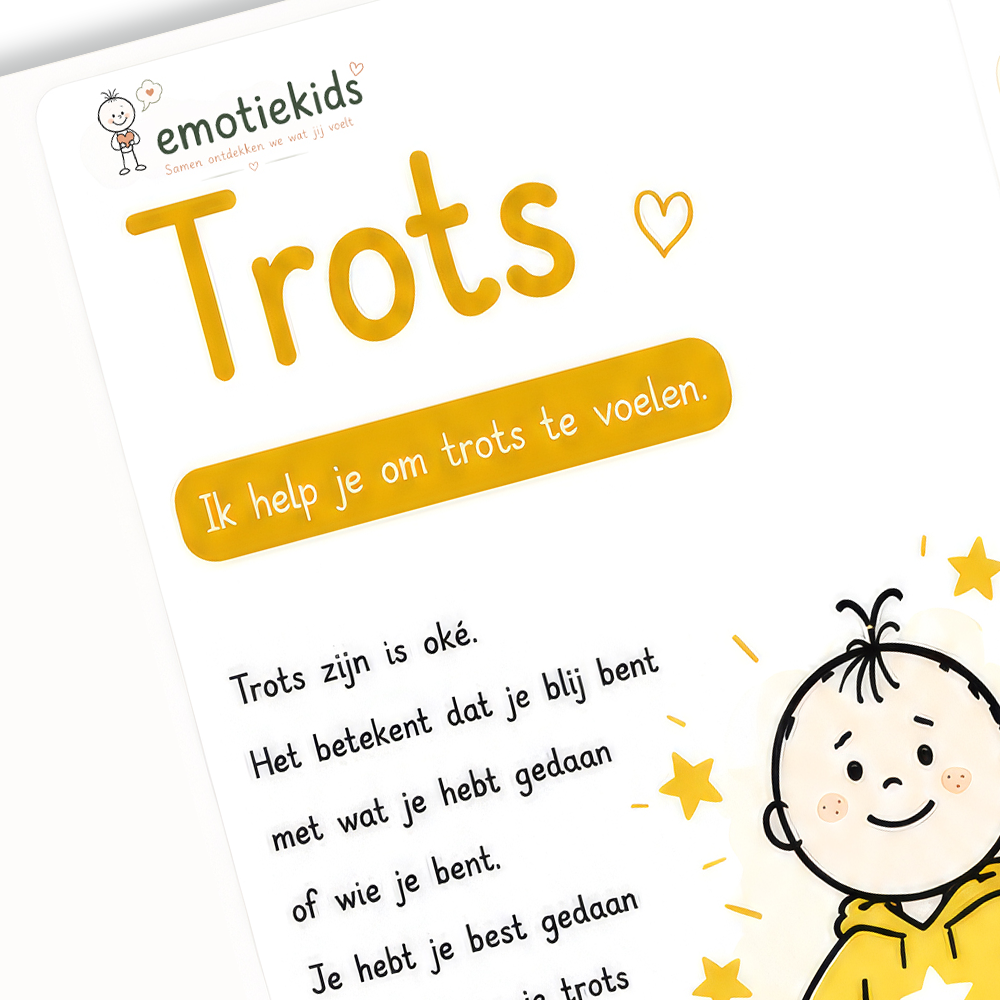 Uitlegkaart - Emotie & gevoel - Trots - download