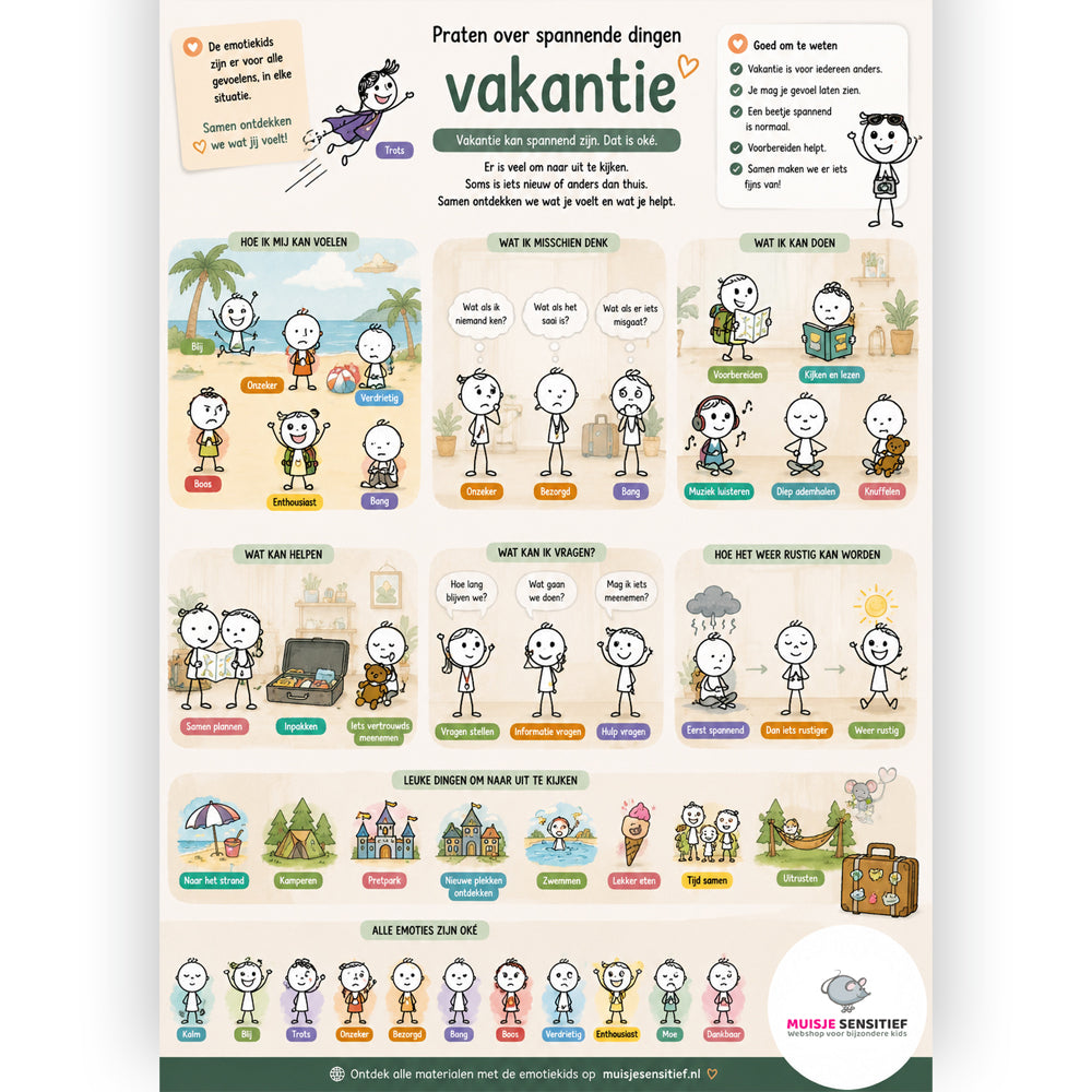 Uitlegkaart - Spannende dingen - Op vakantie - download