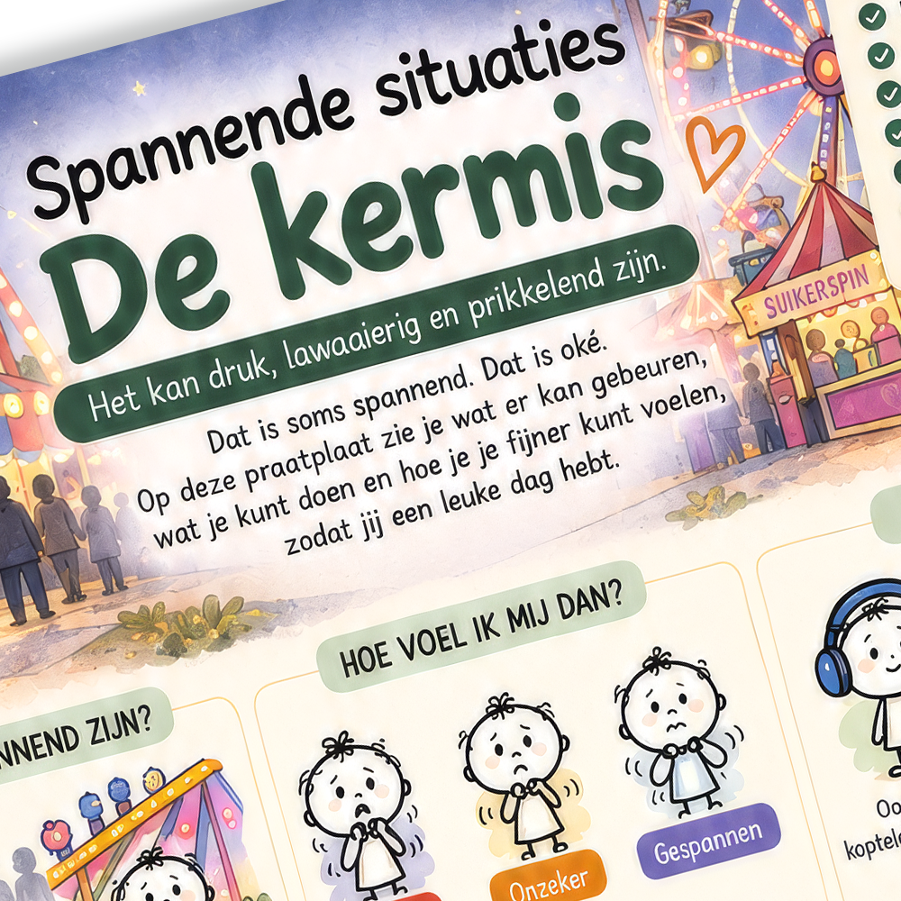 Uitlegkaart - Spannende Situaties - Kermis – download