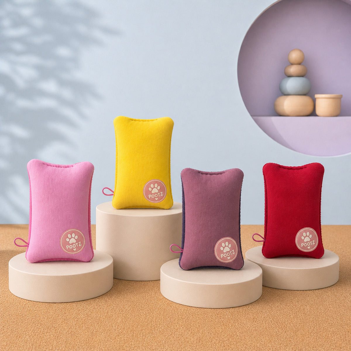 Pootz Pittenzakjes Candy – set van 4