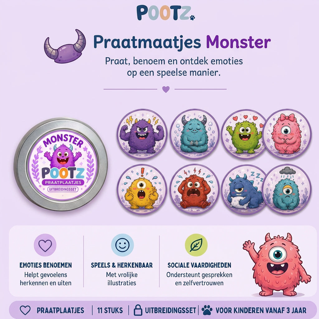 Pootz Praatmaatjes Monster - Uitbreidingsset