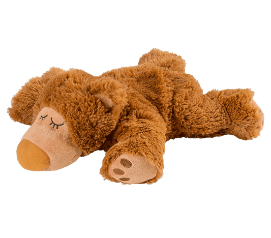 Ontspanningsknuffel Warmies Sleepy Bear bruin