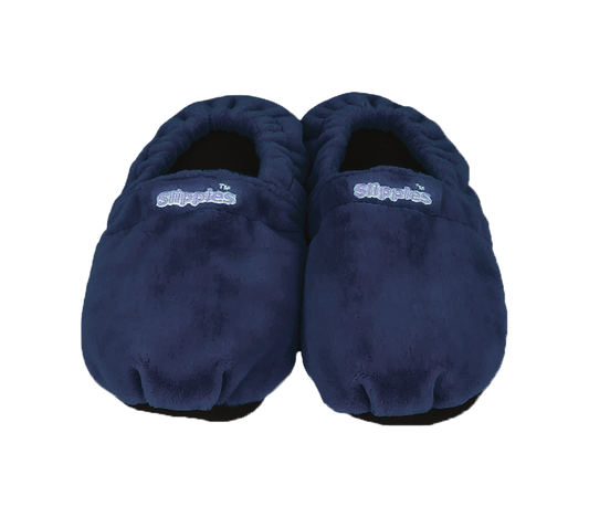 Ontspanningspantoffels Warmies Slippies classic donkerblauw