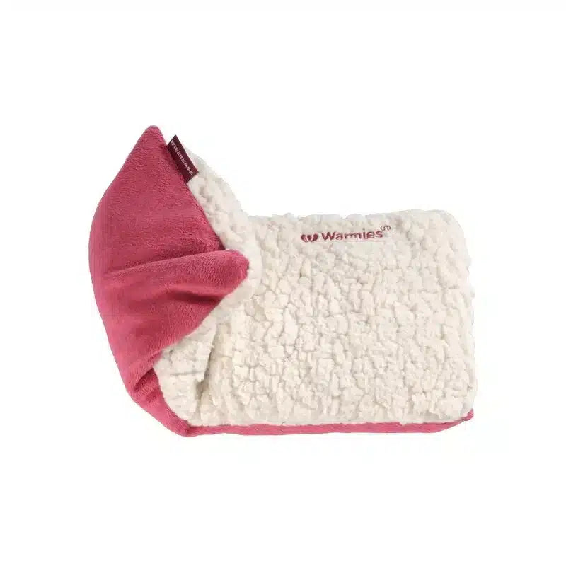 Ontspanningsknuffel Warmies Hot-Pak sherpa beige/rood