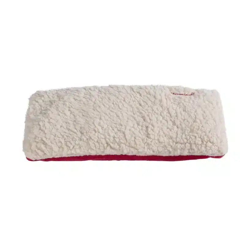 Ontspanningsknuffel Warmies Hot-Pak sherpa beige/rood