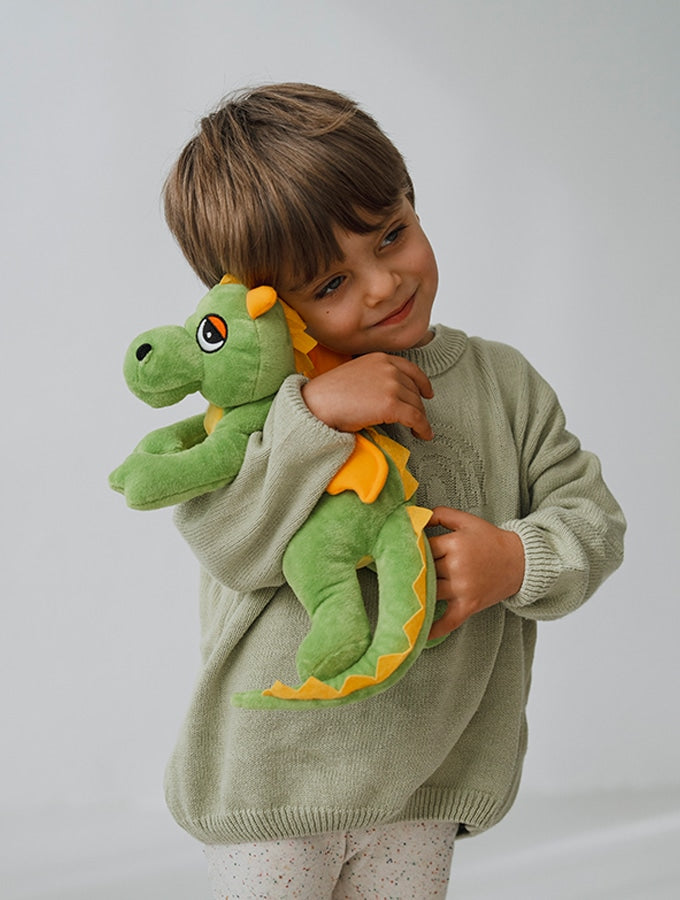 Ontspanningsknuffel Habibi Draak Groen