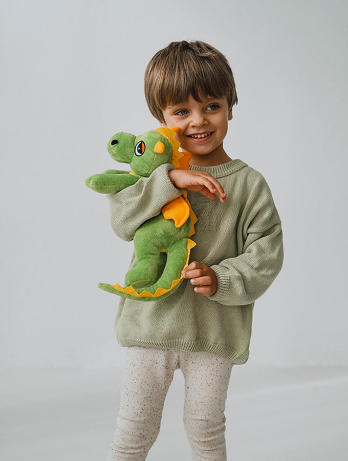 Ontspanningsknuffel Habibi Draak Groen