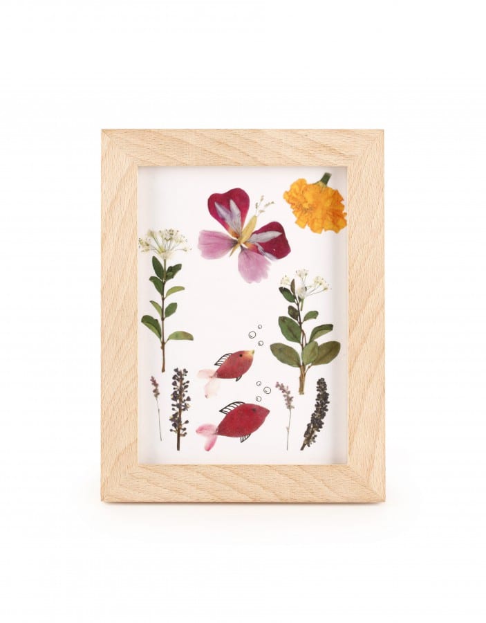 Huckleberry gedroogde bloemen lijstje