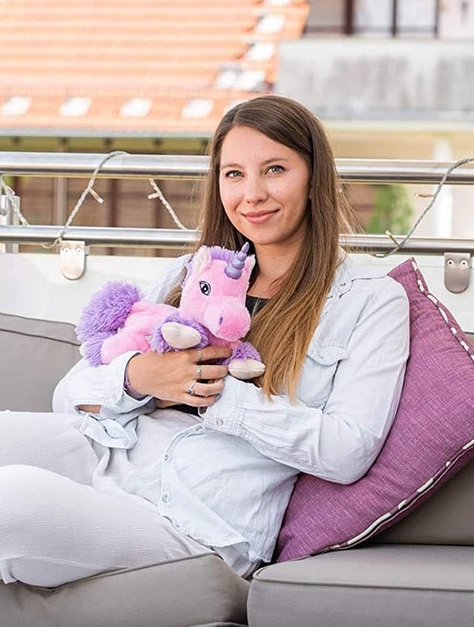 Ontspanningsknuffel Habibi Eenhoorn roze
