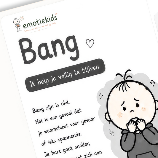 Uitlegkaart - Emotie & gevoel - Bang - download