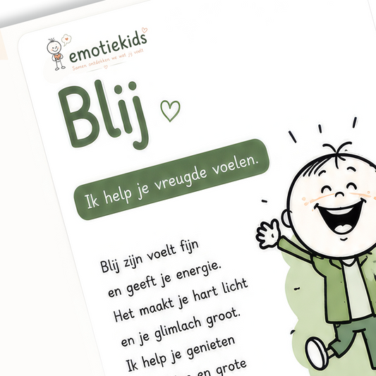 Uitlegkaart - Emotie & gevoel - Blij - download