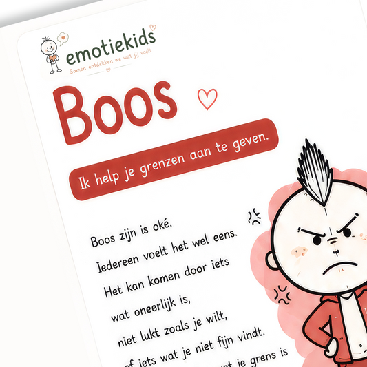 Uitlegkaart - Emotie & gevoel - Boos - download