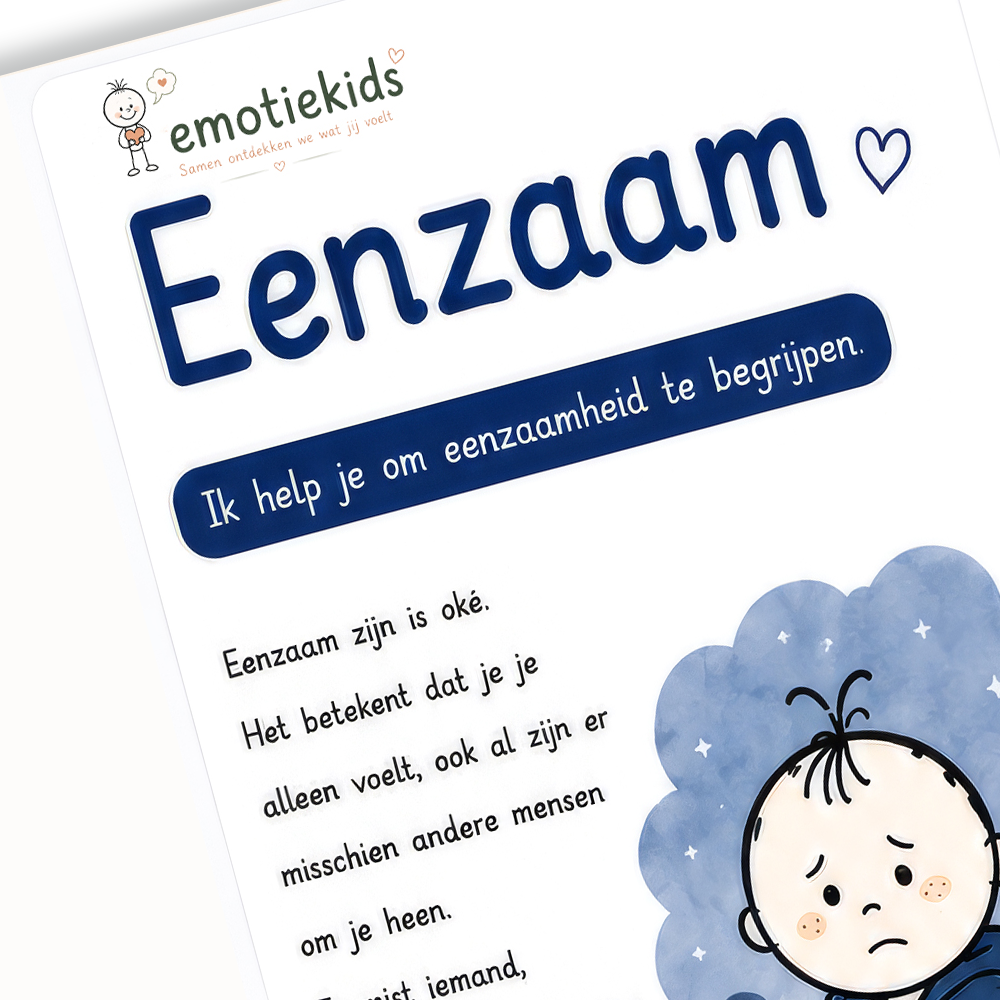 Uitlegkaart - Emotie & gevoel - Eenzaam - download
