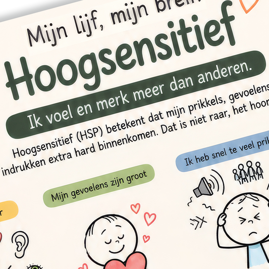 Uitlegkaart - Mijn brein mijn lijf - Hoogsensitief - download