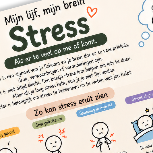 Uitlegkaart - Mijn brein mijn lijf - Stress - download