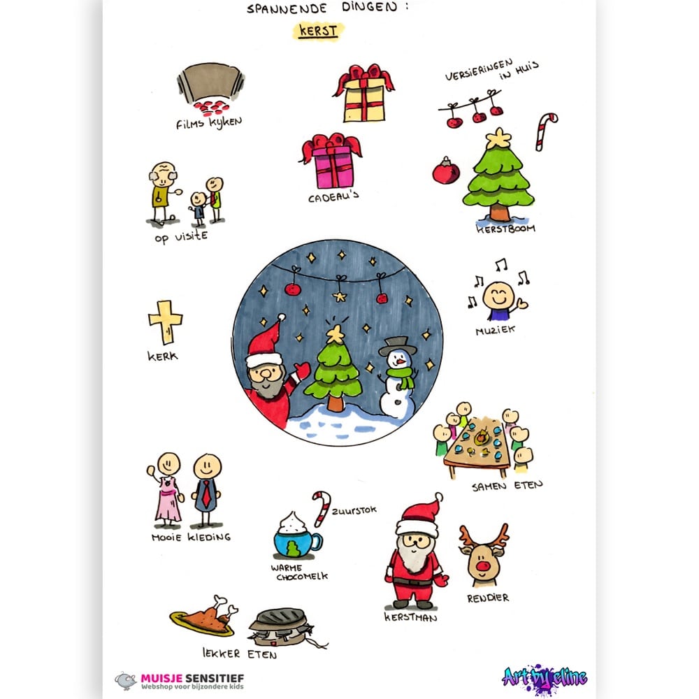 Uitlegkaart - Spannende Dingen - Kerst – download
