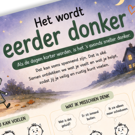 Uitlegkaart - Spannende situaties - Eerder donker - download