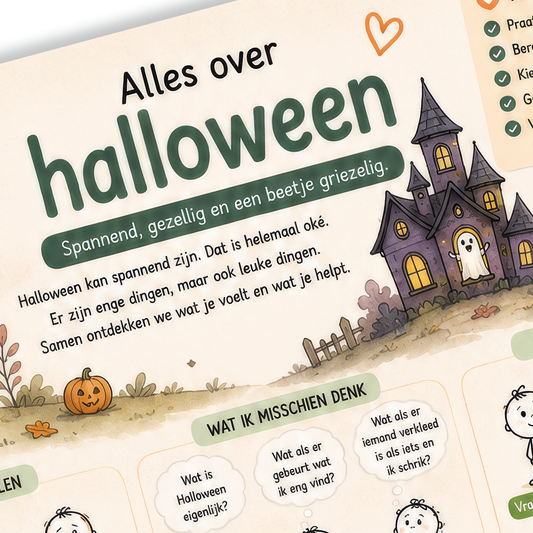 Uitlegkaart - Spannende situaties - Halloween - download