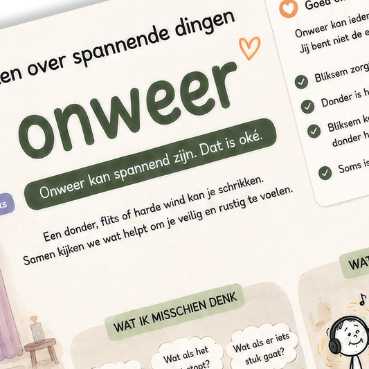 Uitlegkaart - Spannende Situaties - Onweer - download