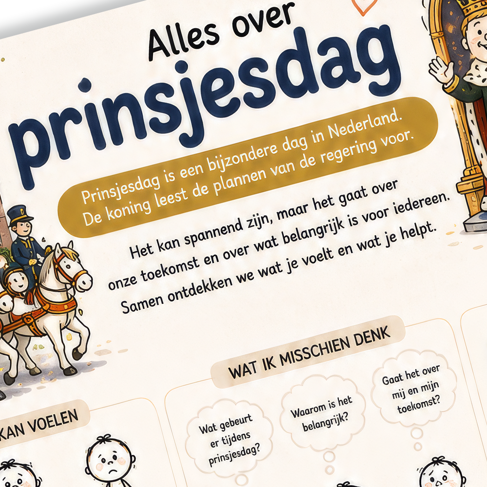 Uitlegkaart - Spannende Situaties - Prinsjesdag – download