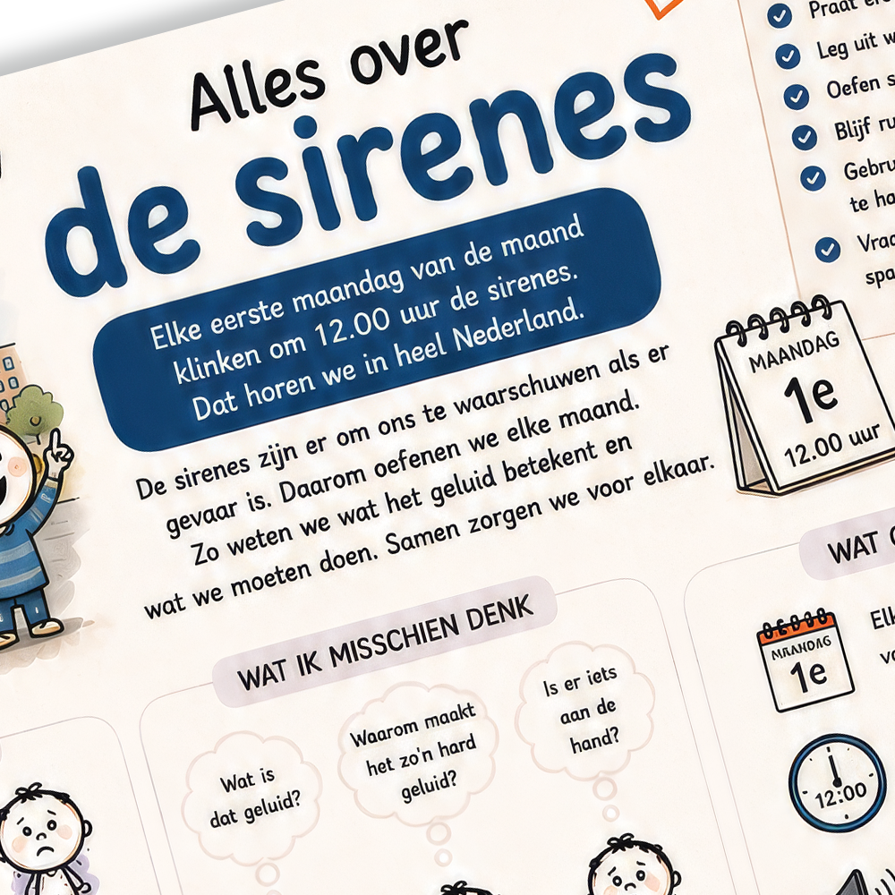 Uitlegkaart - Spannende Situaties - Sirenes – download