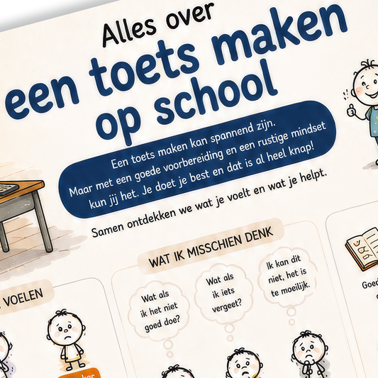 Uitlegkaart - Spannende Situaties - Toets maken – download