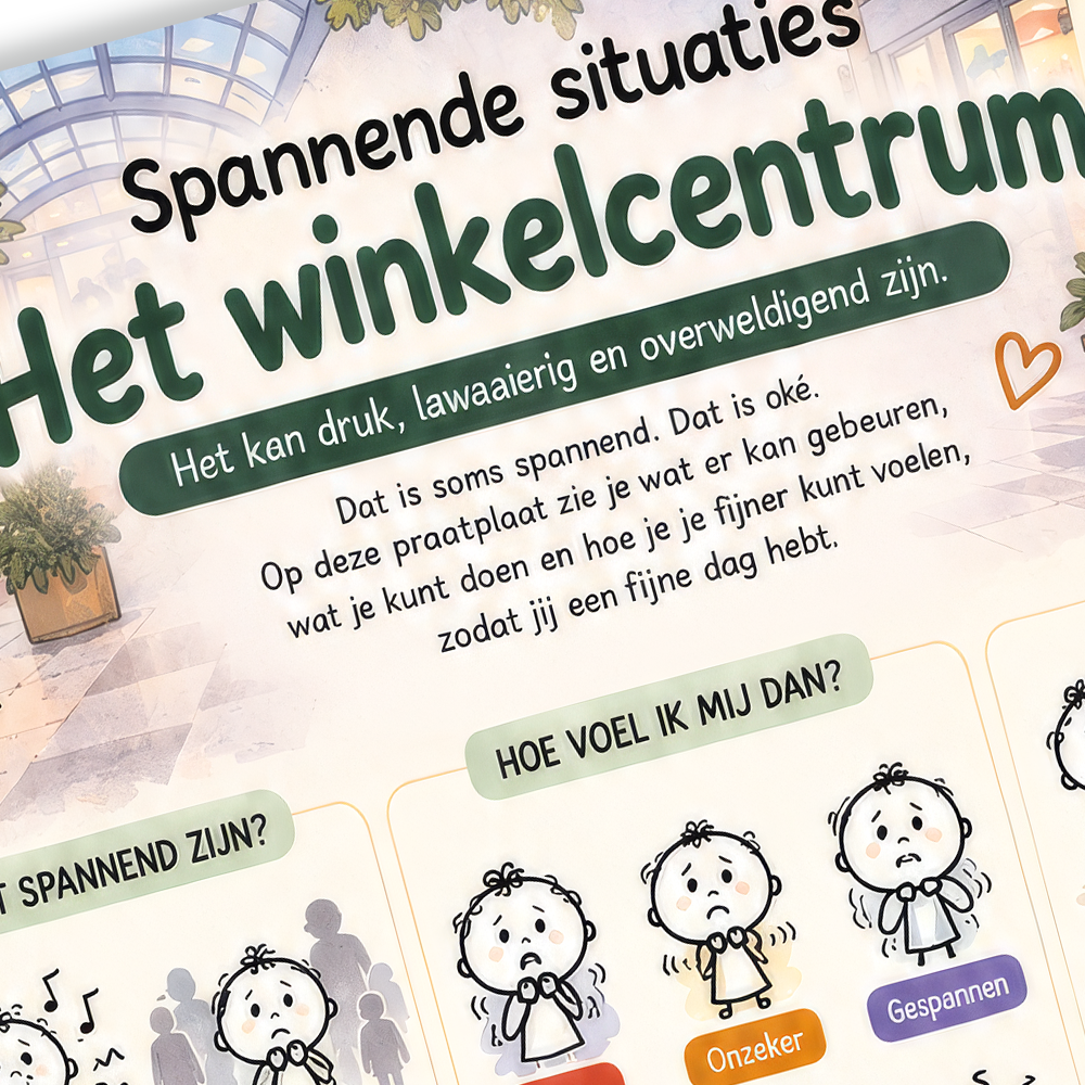 Uitlegkaart - Spannende Situaties - Winkelcentrum – download
