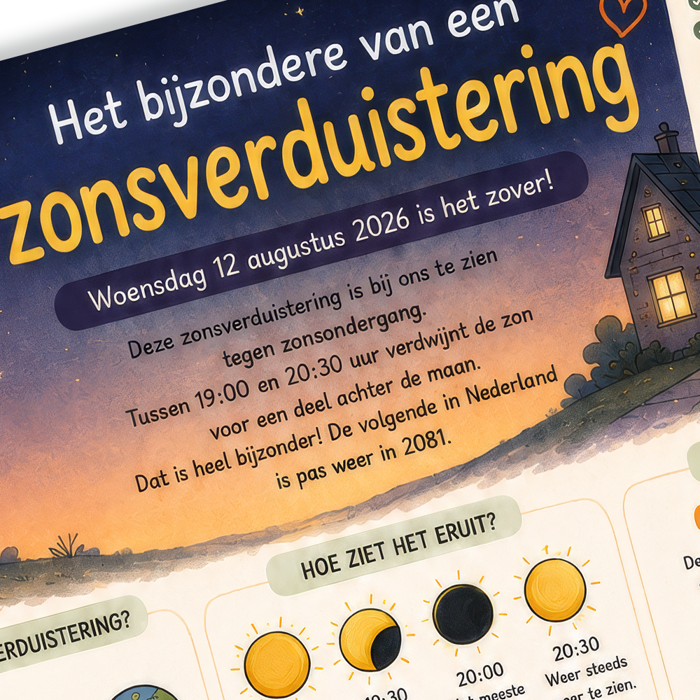 Uitlegkaart - Spannende Situaties - Zonsverduistering - download