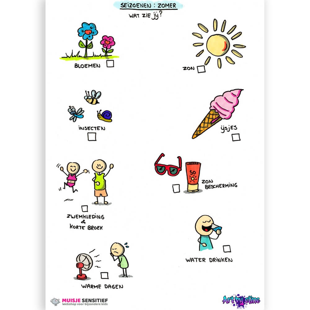 Zoekkaart - Zomer - download