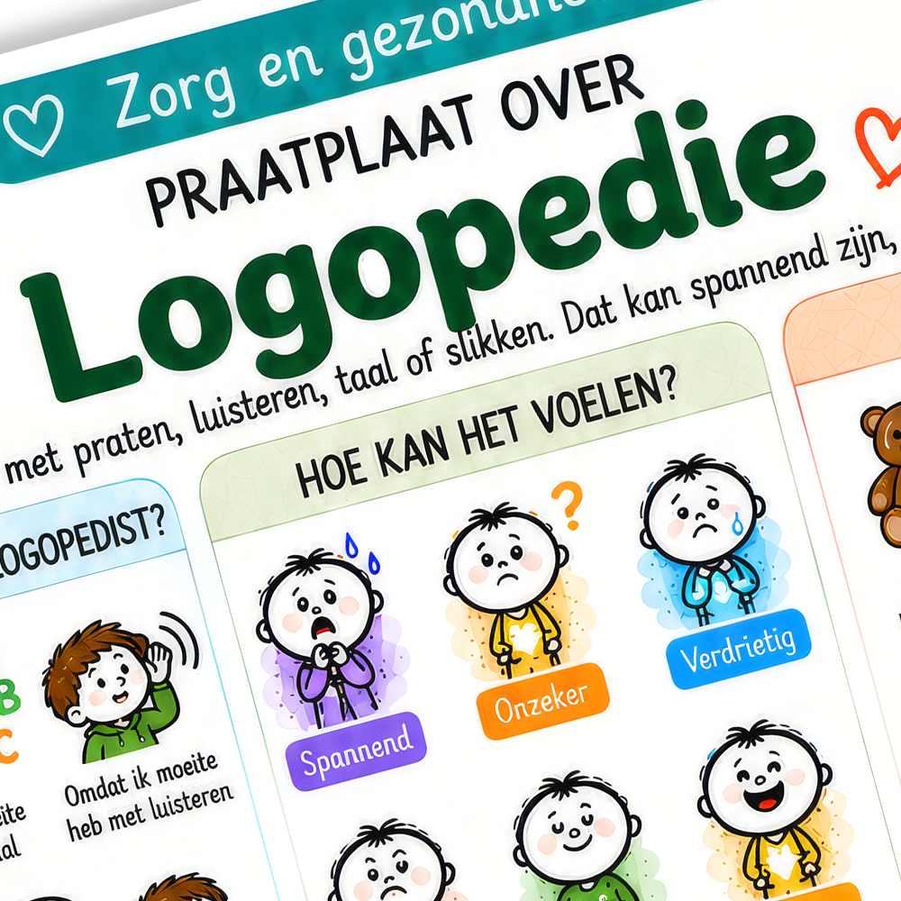 Uitlegkaart - Zorg & gezondheid - Logopedie - download