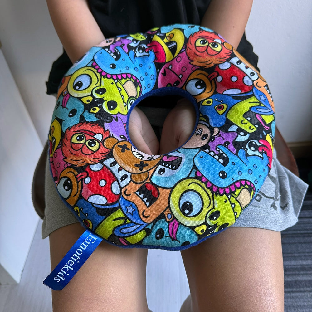 EmotieKids Verzwaringskussen Donut 30x30cm