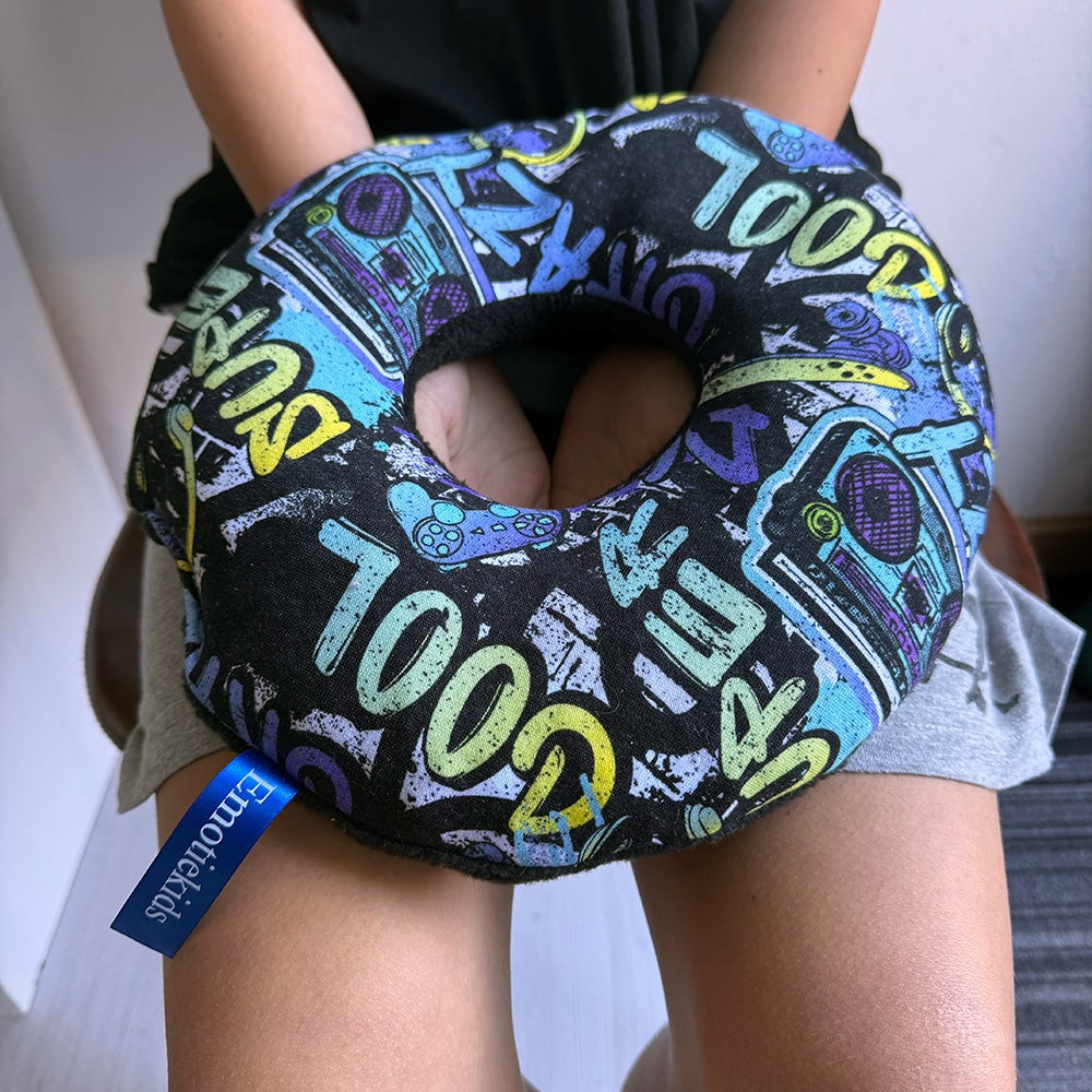 EmotieKids Verzwaringskussen Donut 30x30cm