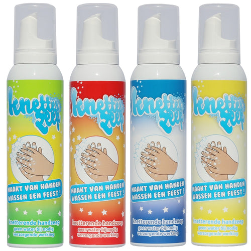 Knetterzeep set à 4 stuks