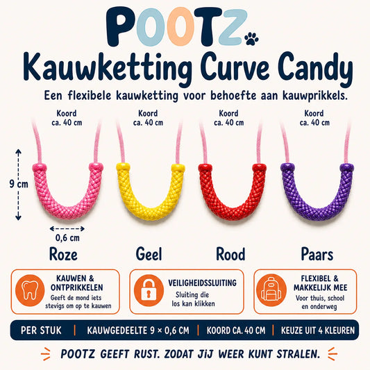 Pootz Kauwketting Curve Candy