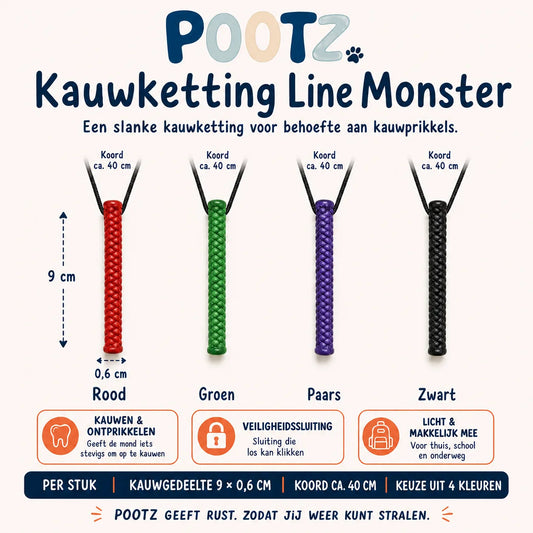 Pootz Kauwketting Line Monster