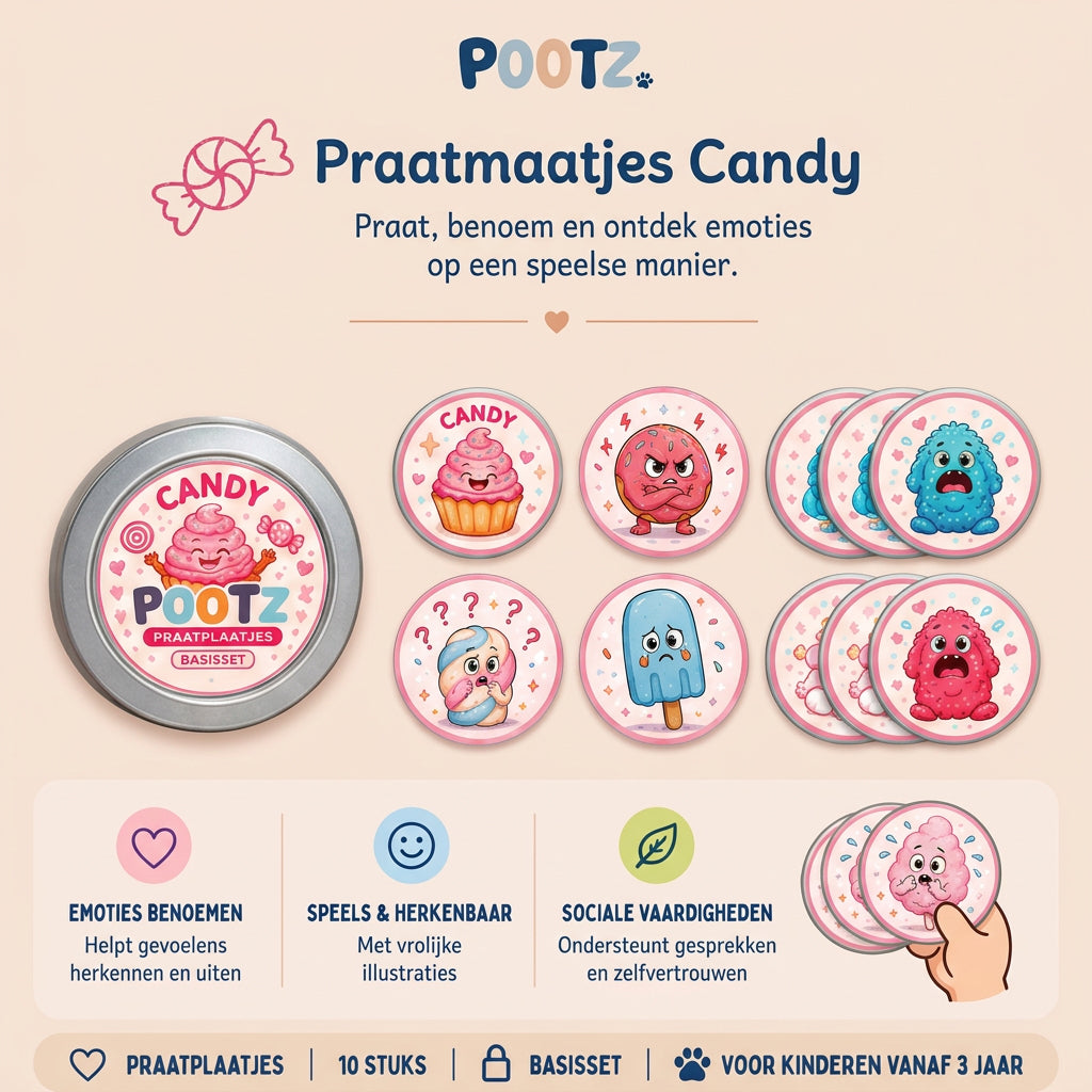Pootz Praatmaatjes Candy - Basisset