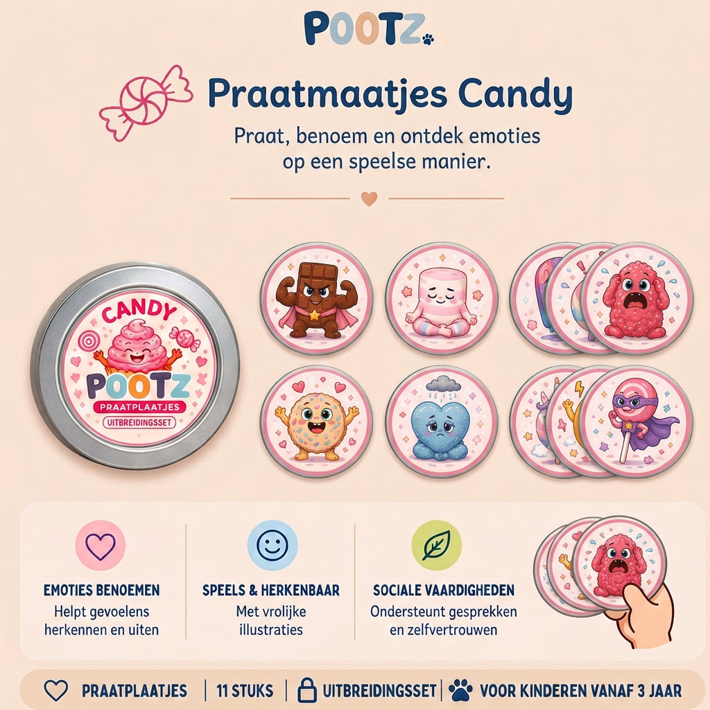 Pootz Praatmaatjes Candy - Uitbreidingsset