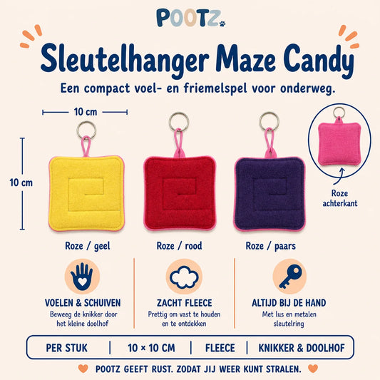 Pootz Sleutelhanger Maze Candy