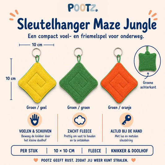 Pootz Sleutelhanger Maze Jungle