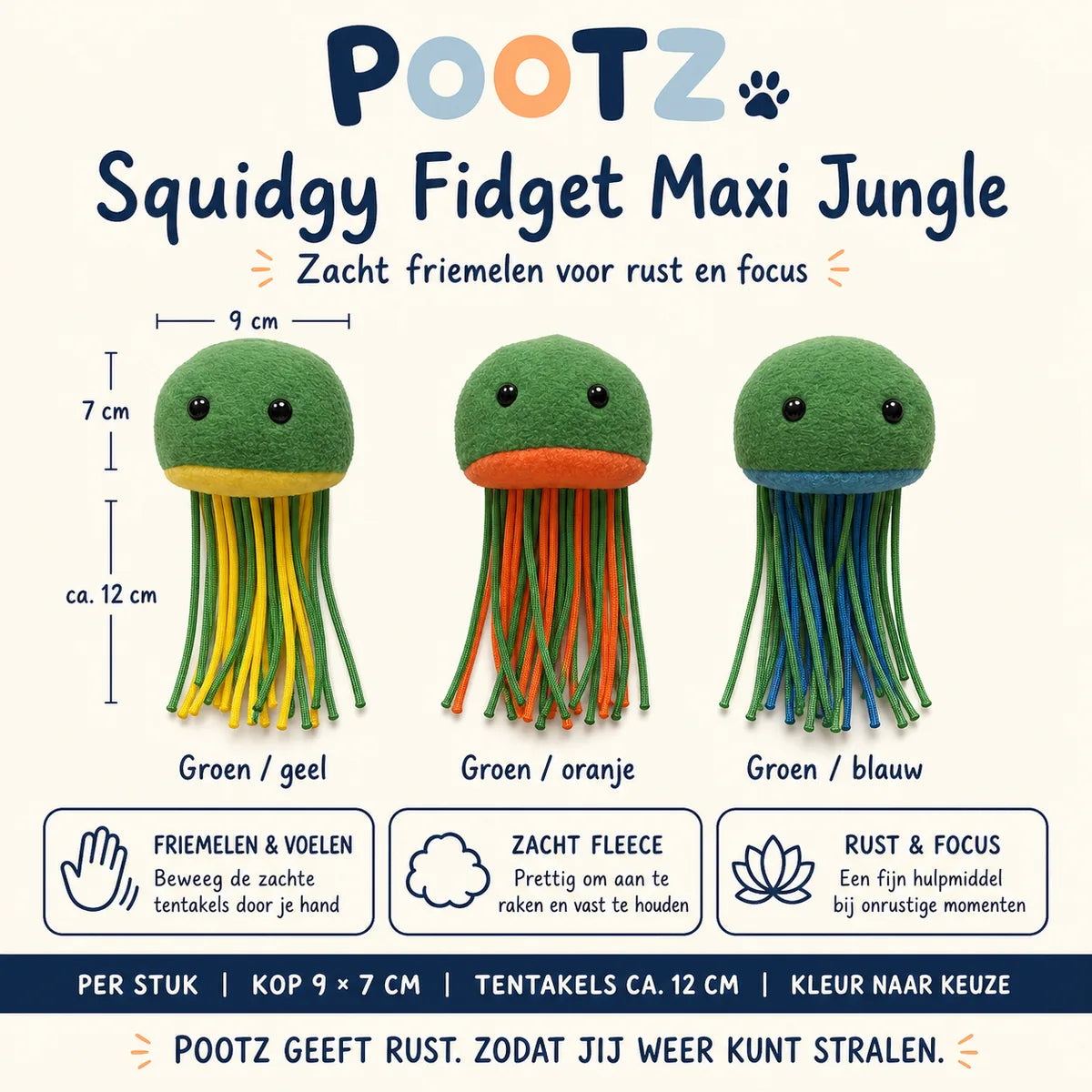 Pootz Squidgy Fidget Maxi Jungle