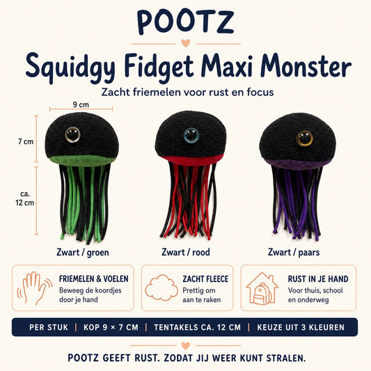 Pootz Squidgy Fidget Maxi Monster