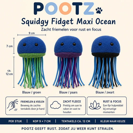 Pootz Squidgy Fidget Maxi Ocean