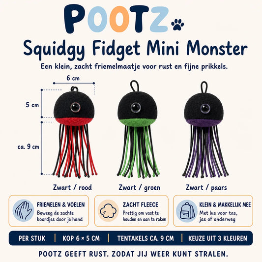 Pootz Squidgy Fidget Mini Monster