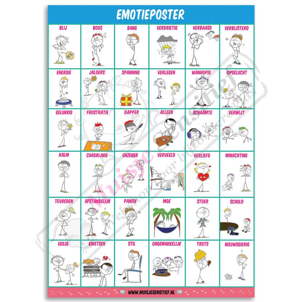 Emotie- en gevoelsposter - Download